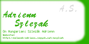 adrienn szlezak business card